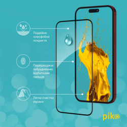 Скло захисне Piko Full Glue Apple iPhone 15 Pro (1283126575464)