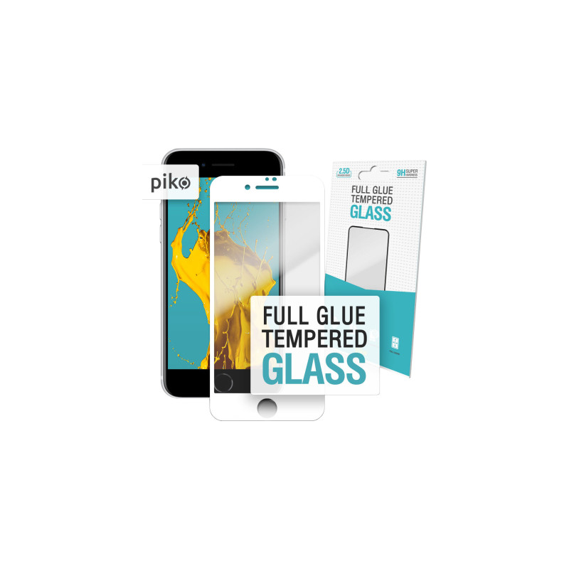 Скло захисне Piko Full Glue Apple iPhone SE 2020 white (1283126502927)