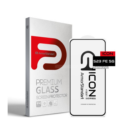 Скло захисне Armorstandart Icon Samsung S23FE 5G Black (ARM69568)