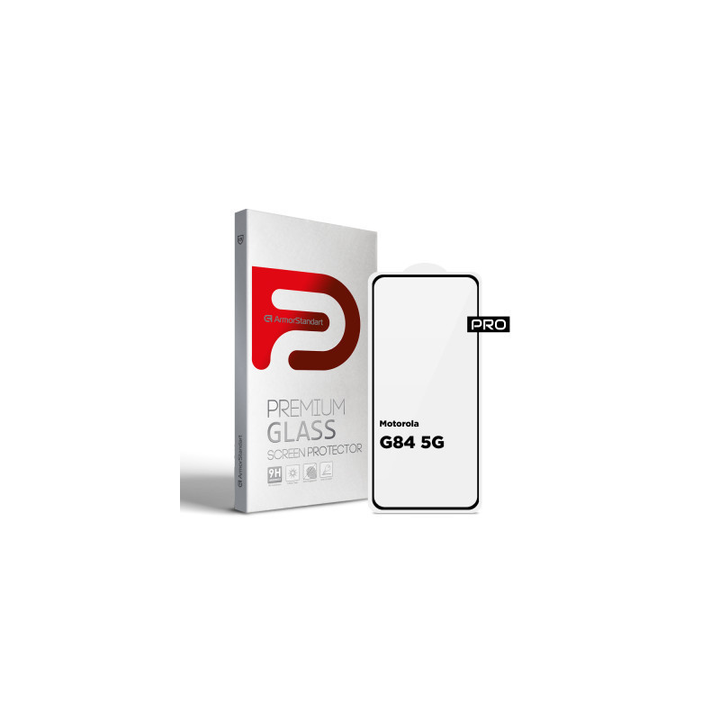 Скло захисне Armorstandart Pro Motorola G84 5G Black (ARM70890)