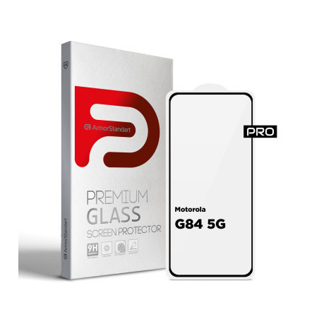 Скло захисне Armorstandart Pro Motorola G84 5G Black (ARM70890)