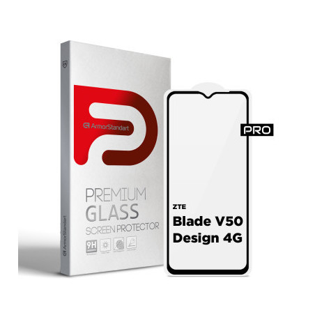 Скло захисне Armorstandart Pro ZTE Blade V50 Design 4G Black (ARM70680)