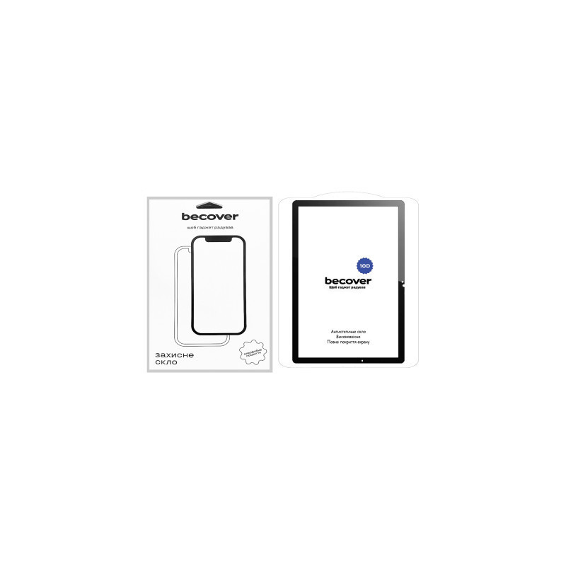 Скло захисне BeCover 10D Samsung Galaxy Tab A9 Plus SM-X210/SM-X215/SM-X216 11.0" Black (710586)