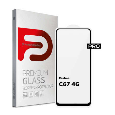 Скло захисне Armorstandart Realme C67 4G Black (ARM73852)