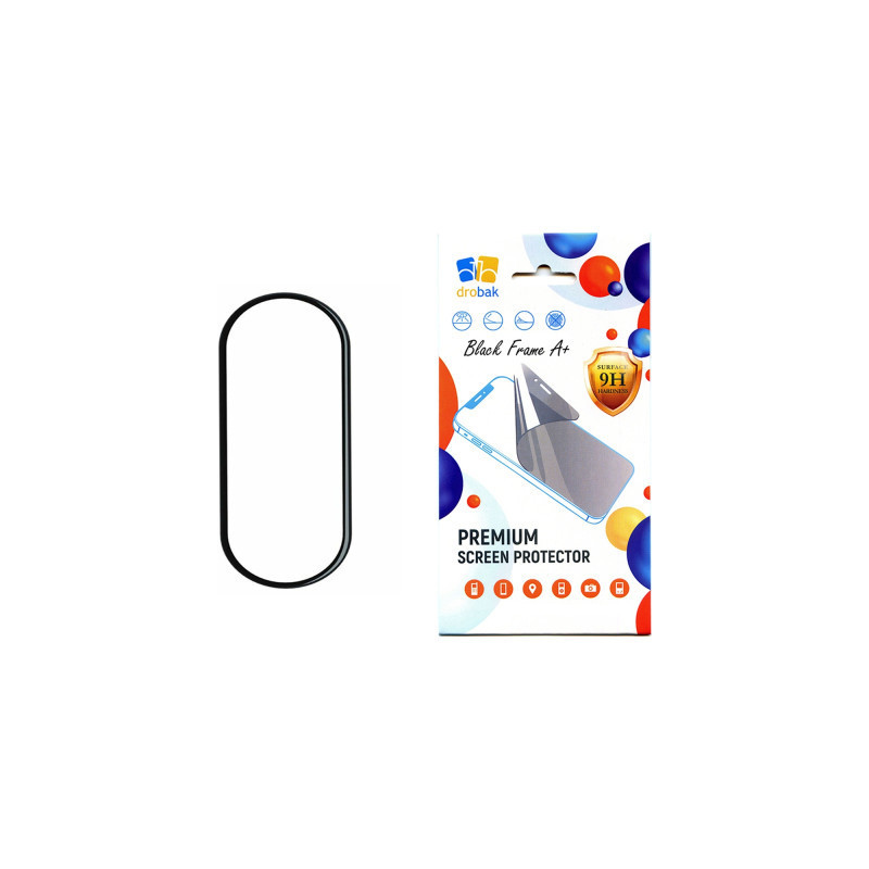 Скло захисне Drobak Xiaomi Smart Band 8 Black Frame A+ (323218)
