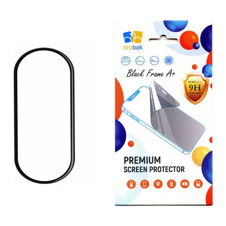 Скло захисне Drobak Xiaomi Smart Band 8 Black Frame A+ (323218)