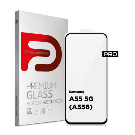 Скло захисне Armorstandart Pro Samsung A55 5G (A556) Black (ARM74348)