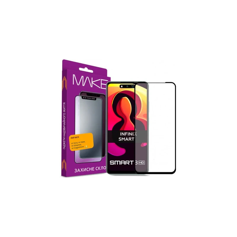 Скло захисне MAKE Infinix Smart 8 Plus/8 Pro (MGF-IS8PL/8P)