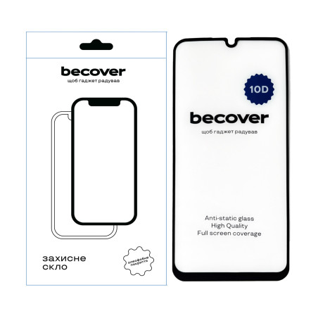Скло захисне BeCover Samsung Galaxy M15 5G SM-M156 10D Black (711357)