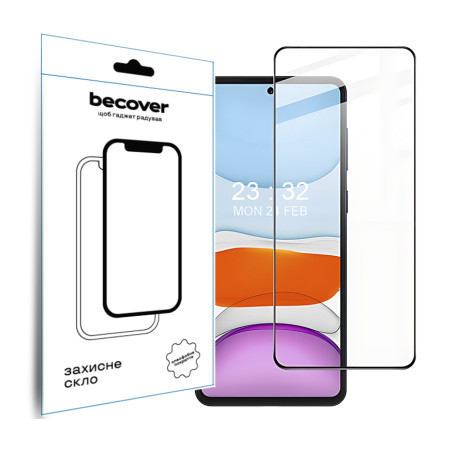 Скло захисне BeCover Oppo A60 Black (711666)