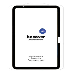 Скло захисне BeCover 10D Apple iPad Air 11" M2/M3 (2024/2025) Black (711675)