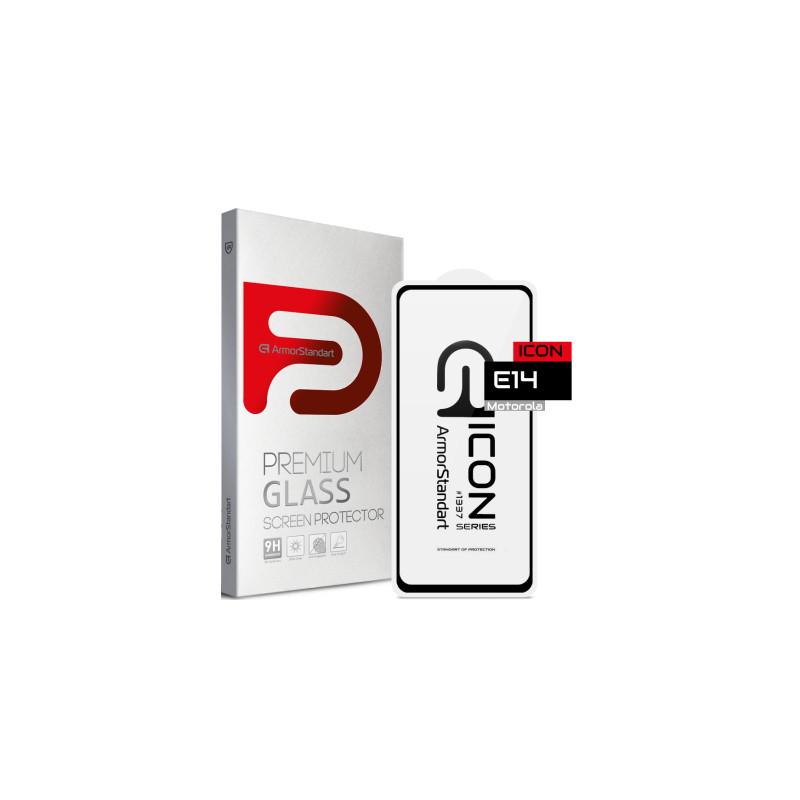Скло захисне Armorstandart Icon Motorola E14 Black (ARM78826)