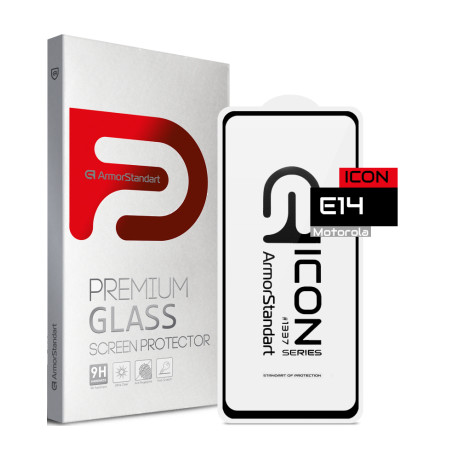 Скло захисне Armorstandart Icon Motorola E14 Black (ARM78826)