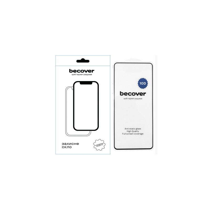 Скло захисне BeCover Nothing Phone (1) 10D Black (711834)