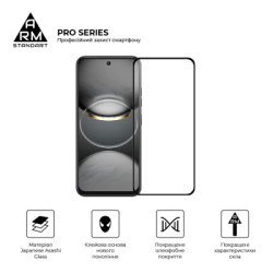 Скло захисне Armorstandart Pro Tecno Spark 30C 4G (kl5) Black (ARM81169)