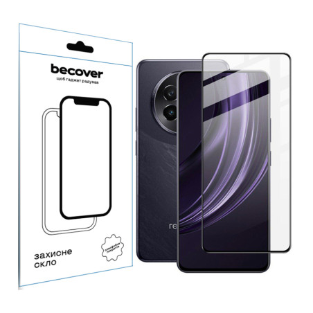 Скло захисне BeCover Realme 13 Plus 5G Black (712502)