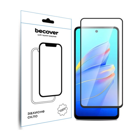 Скло захисне BeCover Tecno Spark Go 1 (KL4) Black (712318)