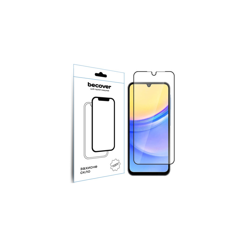 Скло захисне BeCover Samsung Galaxy A16 4G SM-SM-A165/A16 5G SM-A166 Black (712860)