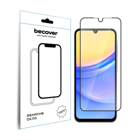 Скло захисне BeCover Samsung Galaxy A16 4G SM-SM-A165/A16 5G SM-A166 Black (712860)