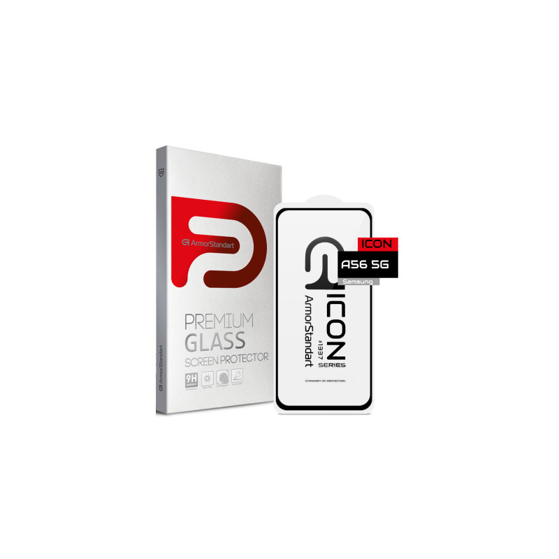 Скло захисне Armorstandart Icon Samsung A56 5G Black (ARM82614)