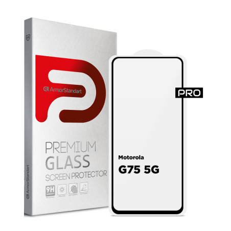 Скло захисне Armorstandart Pro Motorola G75 5G Black (ARM83293)