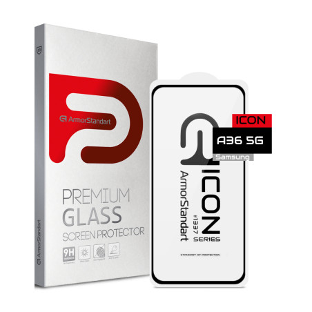 Скло захисне Armorstandart Icon Samsung A36 5G Black (ARM82211)