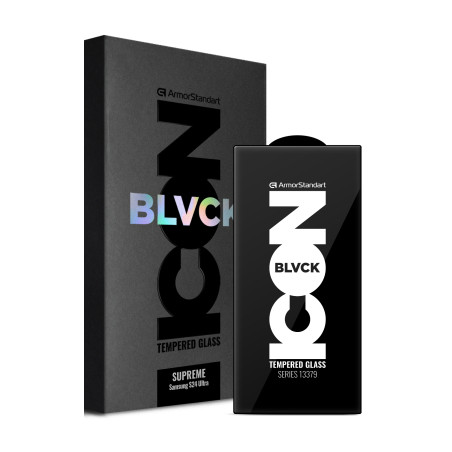 Скло захисне Armorstandart Supreme Black Icon Samsung S24 Ultra (ARM84630)