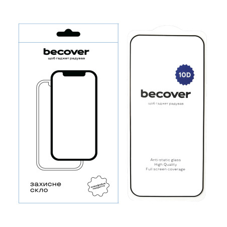 Скло захисне BeCover Realme 13 Pro Plus 5G 10D Black (713168)