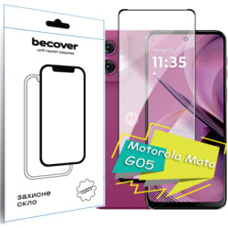 Скло захисне BeCover Motorola Moto G05 Black (713413)