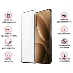 Скло захисне BeCover Poco F7 Pro Black (713416)