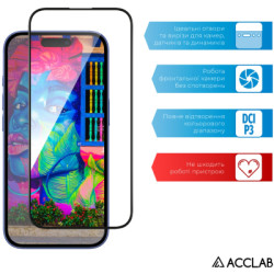 Скло захисне ACCLAB Full Glue Apple iPhone 16 Plus Black (1283126593260)
