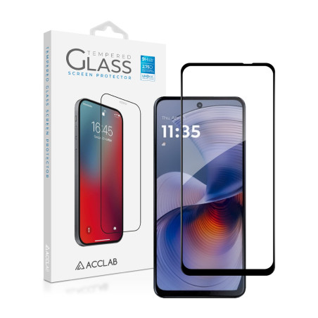 Скло захисне ACCLAB Full Glue Motorola G55 Black (1283126613210)