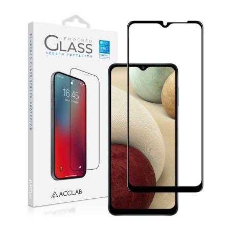 Скло захисне ACCLAB Full Glue Samsung A12 Black (1283126509599)