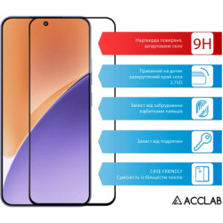 Скло захисне ACCLAB Full Glue Xiaomi 15 Black (1283126607387)