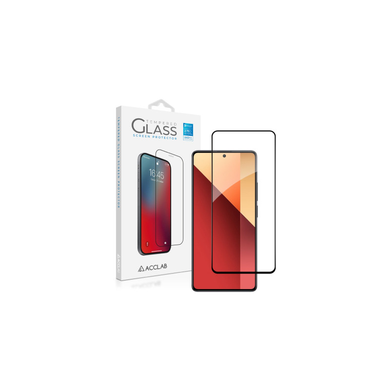Скло захисне ACCLAB Full Glue Xiaomi Redmi Note 13 Pro 4G Black (1283126583780)