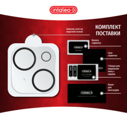 Скло захисне Intaleo Camera Lens Apple Iphone 15 Plus Black (1283126576850)
