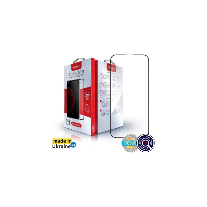 Скло захисне Intaleo Full Glue Apple iPhone 16 Pro Max Black (1283126593819)