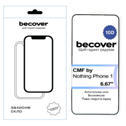 Скло захисне BeCover CMF by Nothing Phone 1 10D Black (713571)