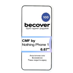 Скло захисне BeCover CMF by Nothing Phone 1 10D Black (713571)
