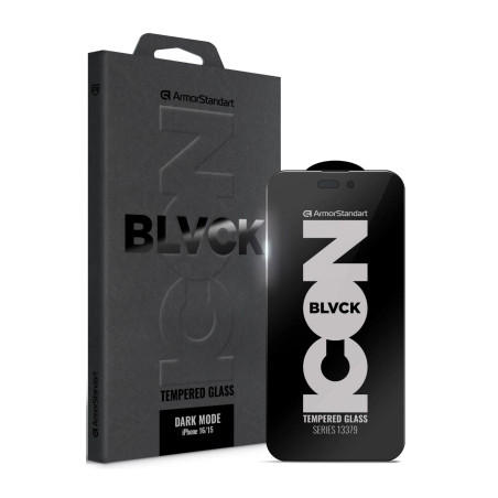Скло захисне Armorstandart Dark Mode Apple iPhone 16 / 15 (ARM85815)
