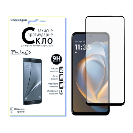 Скло захисне Fine Line Full Glue Motorola G05 Black (FL-TGFG-396)