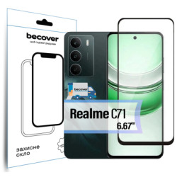 Скло захисне BeCover Realme C71 Black (713728)