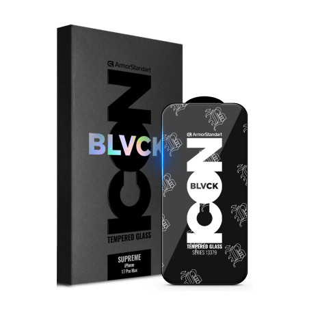 Скло захисне Armorstandart Supreme Black Icon Apple iPhone 17 Pro Max (ARM86401)