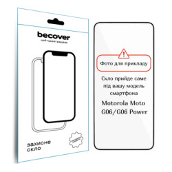 Скло захисне BeCover Motorola Moto G06 / G06 Power 4G Black (714364)