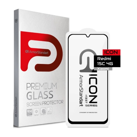 Скло захисне Armorstandart Icon Xiaomi Redmi 15C 4G (ARM85413)