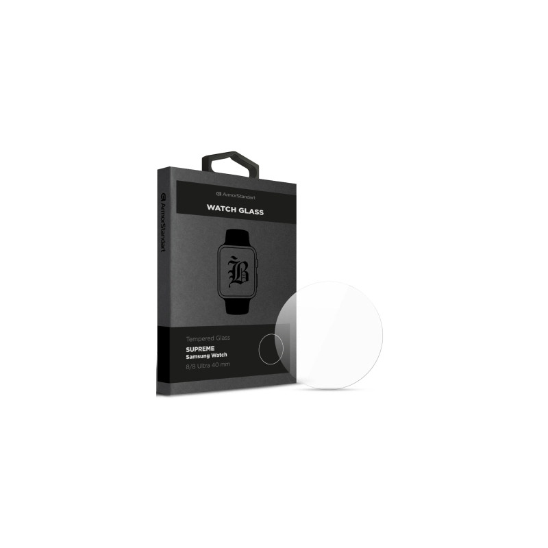 Скло захисне Armorstandart Supreme Black Icon Samsung Watch 8/8 Ultra 40 mm (ARM88141)