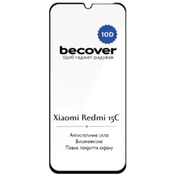 Скло захисне BeCover 10D Xiaomi Redmi 15C 4G/5G Black (713908)