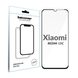 Скло захисне BeCover Xiaomi Redmi 15C 4G/5G Black (713907)
