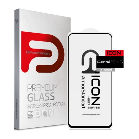 Скло захисне Armorstandart Icon Xiaomi Redmi 15 4G (ARM85412)