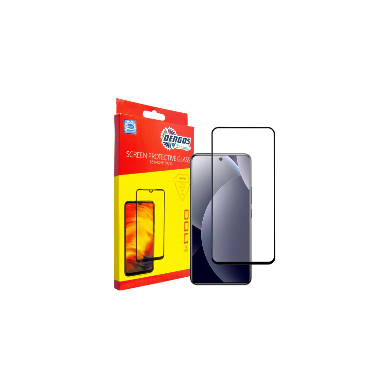 Скло захисне Dengos Full Glue Xiaomi Redmi Note 15 Pro 5G Black (TGFG-427)
